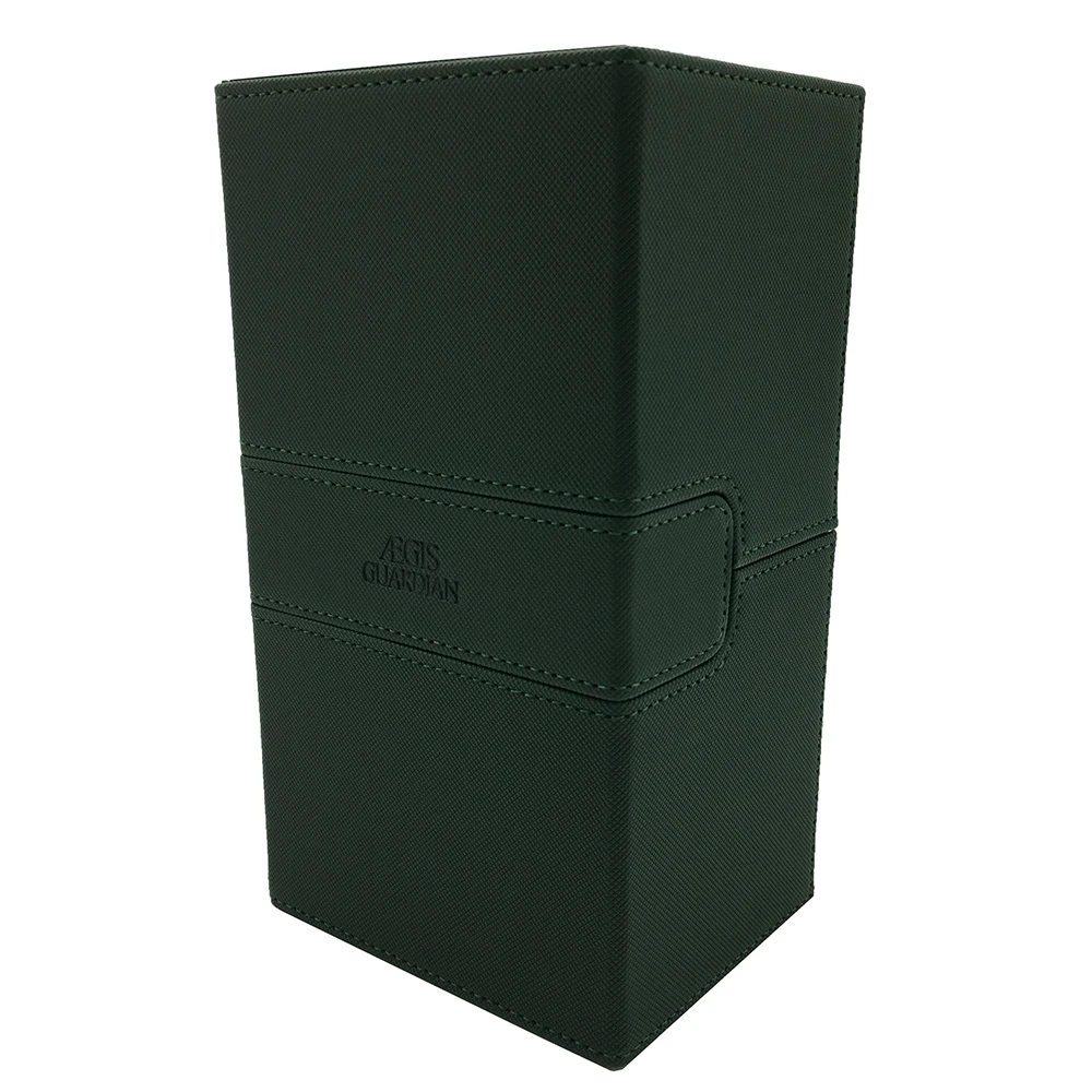 Large Size Mtg Pokemon Yugioh Deck Box Card Case Binder Board Game Holder: Green Color | Спорт и развлечения