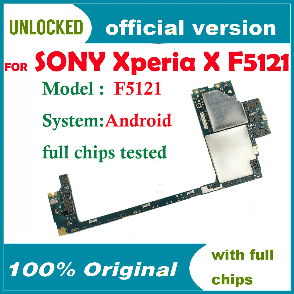 Замена для Sony Xperia X F5121 материнская плата 100% разблокированная Логическая с полным