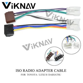 

12-022 ISO Radio Wiring Harness Wire Cable Adapter for-Toyota forLexus Daihatsu Connector Adaptor Lead Loom Cable Plug