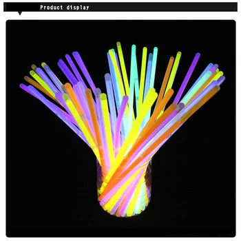 100 sztuk partia Multi Color dzieci Glow Neon Flash Light Sticks z łącznikami zaopatrzenie firm Light-Up Toys tanie i dobre opinie LARZACK CN (pochodzenie) Z tworzywa sztucznego Contains small pieces of spare parts please play with your family Unisex