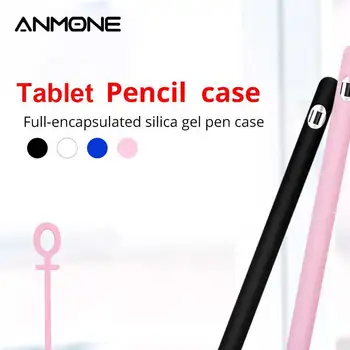 

ANMONE Soft Silicone Stylus Protective Sleeve Cover Anti-lost Tablet Touch Pen Compatible For Tablet Pencil Case Hot Sale Cute