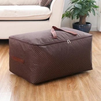 

Thickening Folding Finishing Box Oxford Cloth Quilt Clothing Storage Bag Large Quilt Bag Clothing Sundries Soft Storage Box