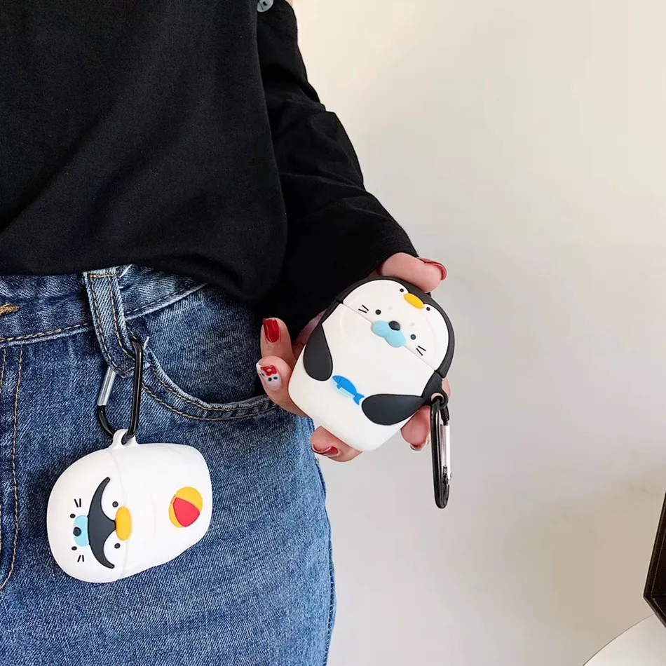 Чехол для наушников для Airpods, силиконовый чехол с милой мультяшной мышкой, чехол для наушников для Apple Airpods, Чехол Air pods, 2, аксессуары для наушников