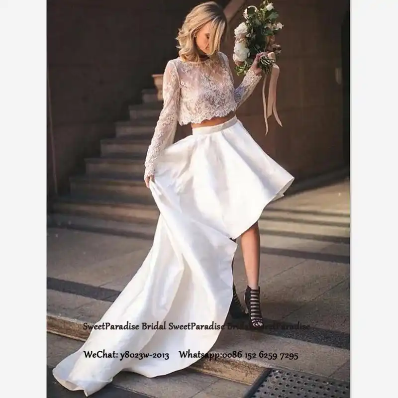 crop top dresses for wedding