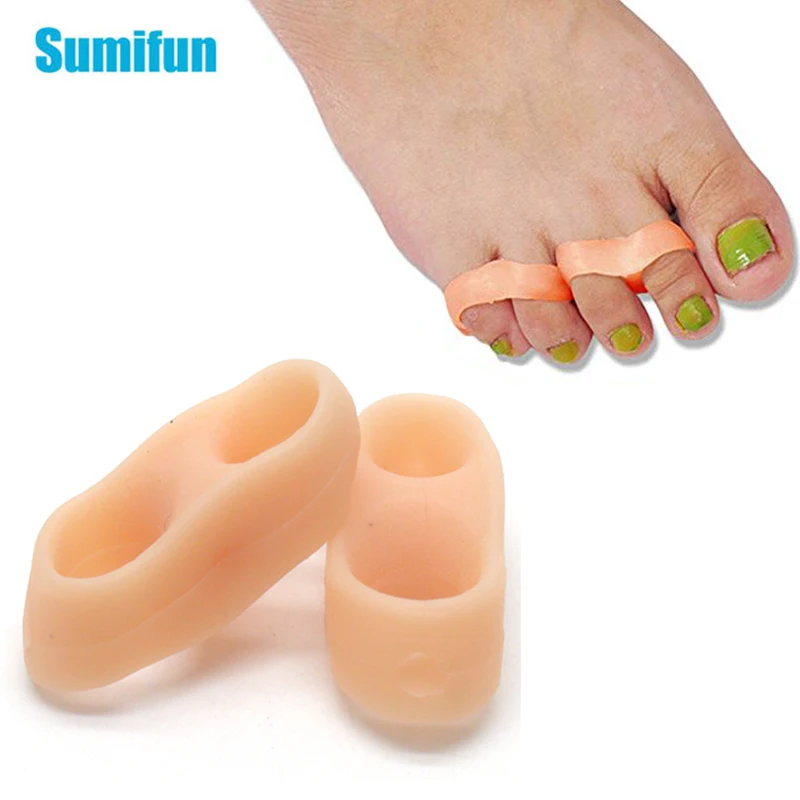 

4pcs Hammer Toe Straightener Overlapping Toe Corrector Bunion and Toe Little Thumb Separator Orthotics Foot Care Tool D0355