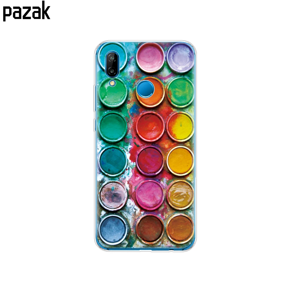 Силиконовый чехол для телефона huawei P20 LITE p20 pro задняя крышка huaweiP 20 Lit Coque etui clear