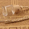 10Pcs Car Hanging Glass Bottle Empty Perfume Aromatherapy Dispenser Refillable Essential Oils Diffuser Air Fresher Pendant 3