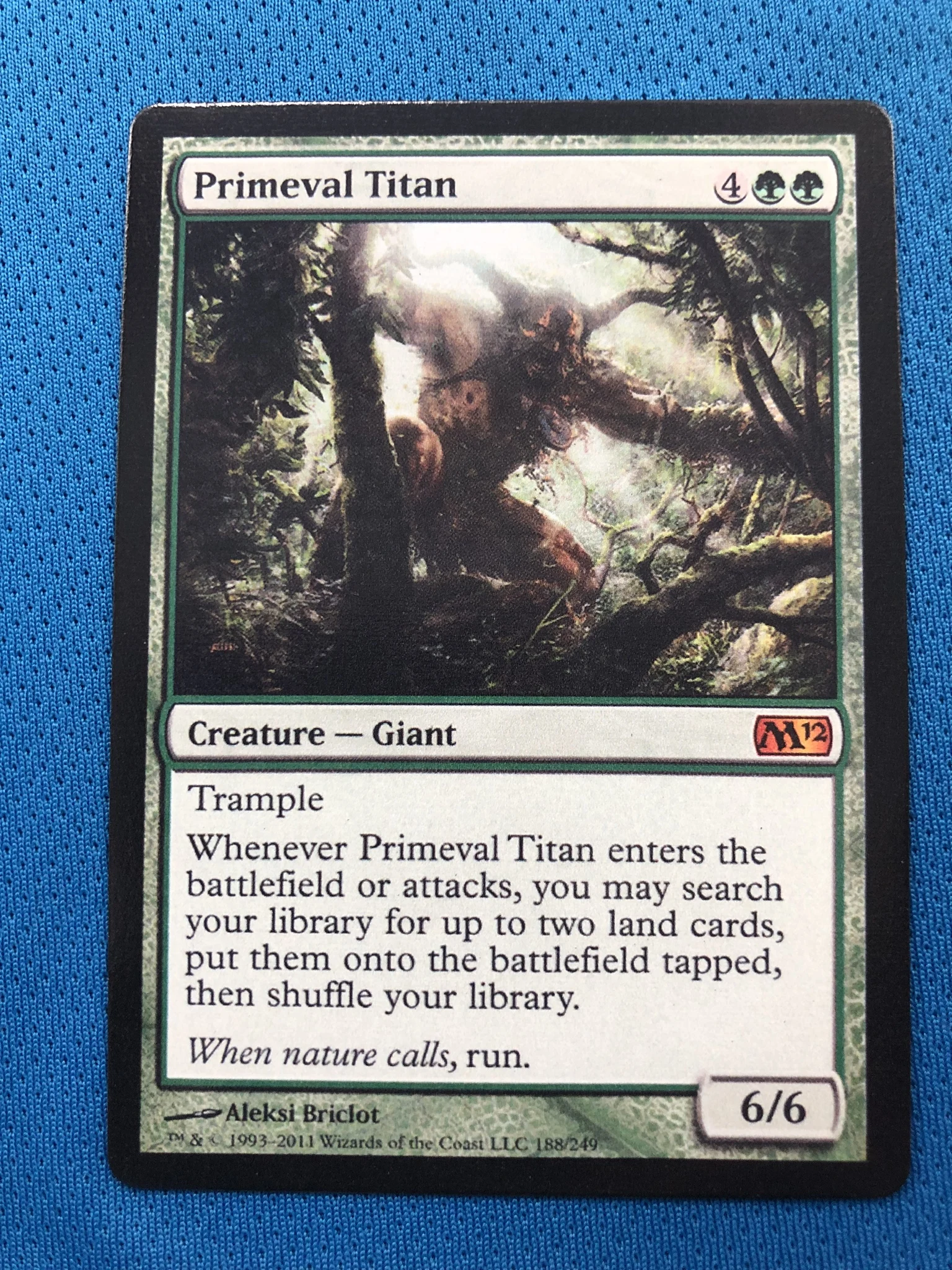 Primeval Titan M12 (Magic 2012 Core Set) волшебник ProxyKing 8 0 VIP прокси-карты для сбора каждой карты mg. |