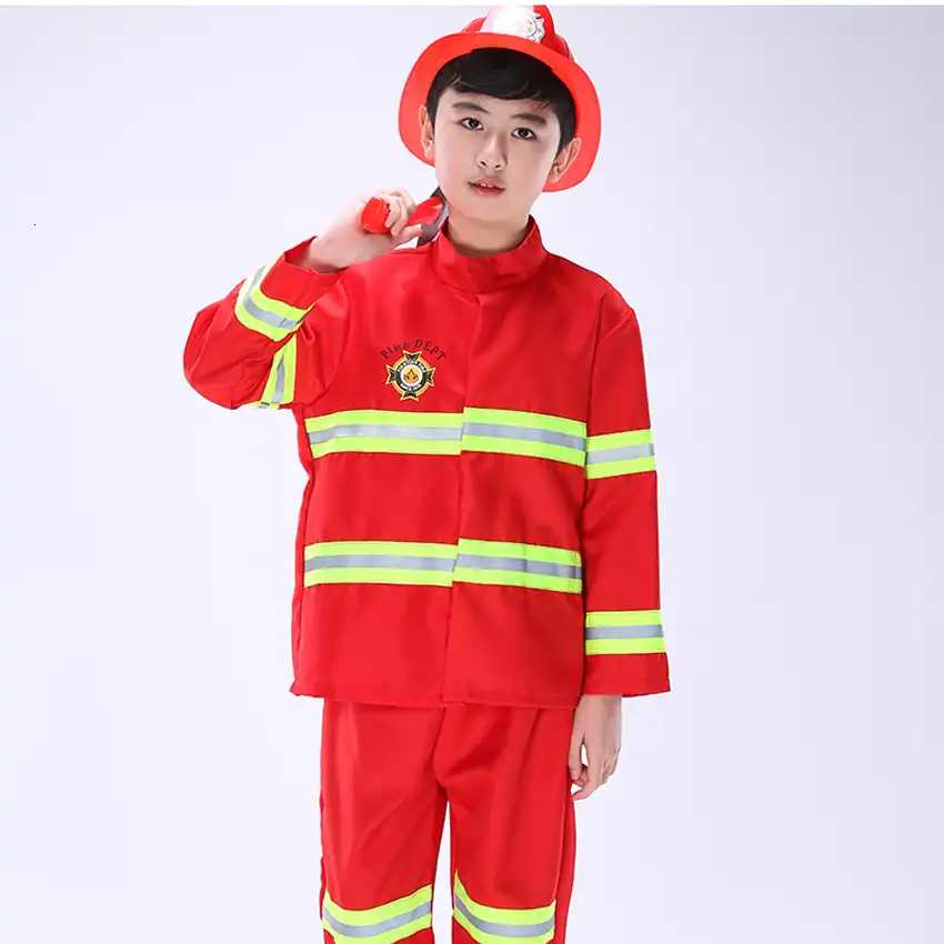 baby boy firefighter costume
