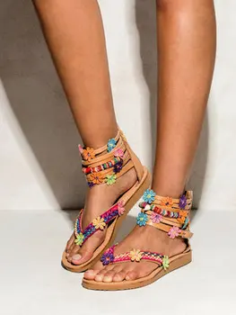 

Pu Manual Flower Toe Woman