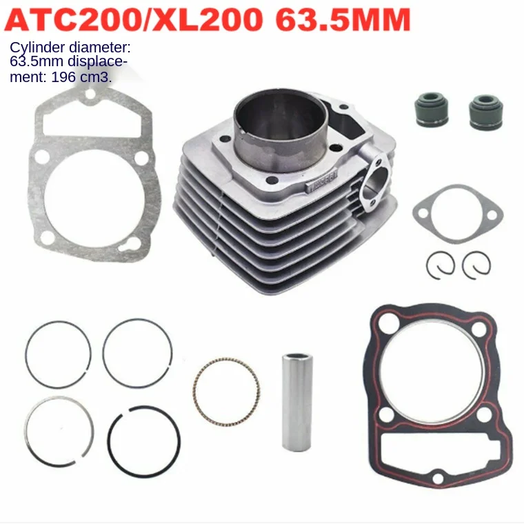  ǰ  Ǹ, ȥ ATC 200 XL200 ATC200 CB200 Ǹ ǽ  ŰƮ 196CM3 63.5mm  200cc