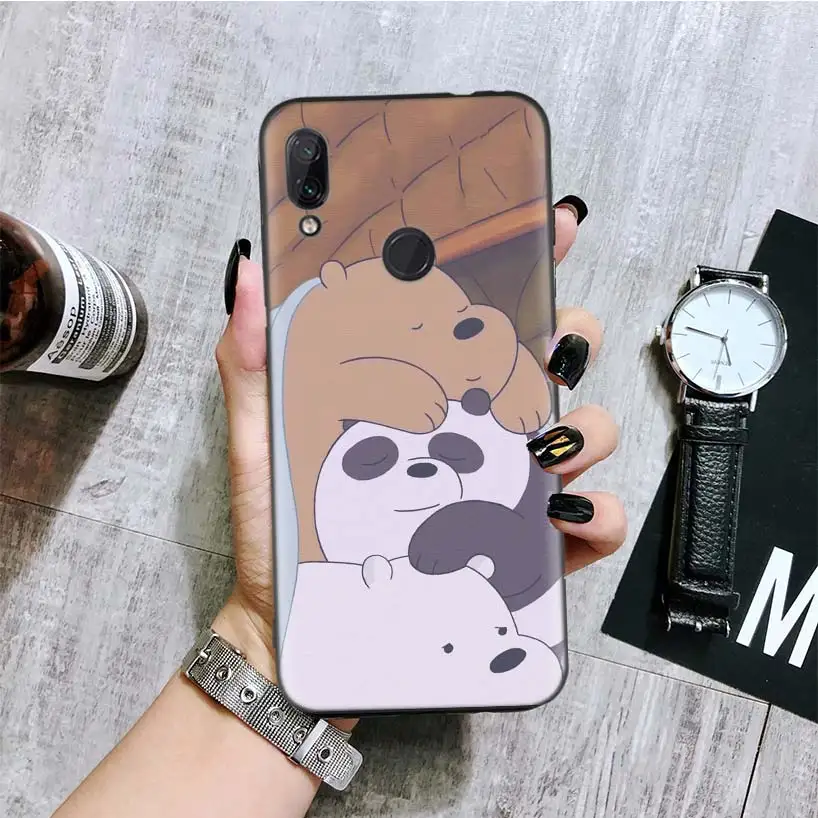 Мы вся правда о медведях черная крышка чехол для телефона для Xiaomi Redmi Note фотоаппаратов моментальной печати 8 7 7S 7A 6 S2 GO K20 Pro 6A mi 6X 5X A1 CC 9 8 Coque