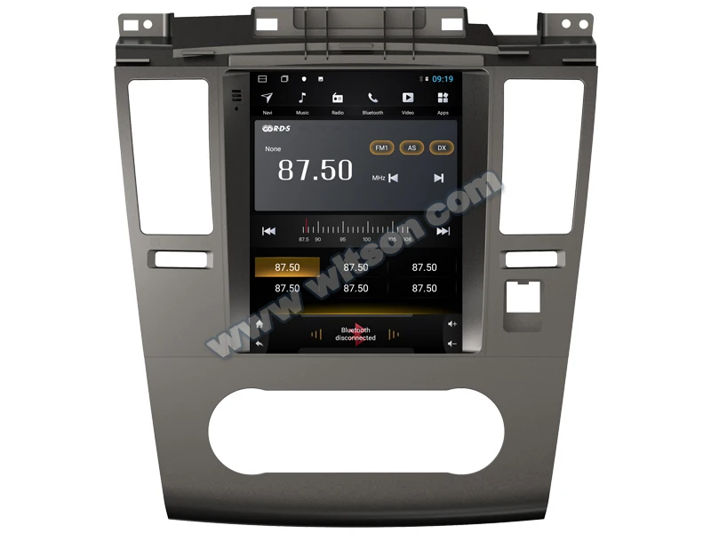 WITSON вертикальный экран Android автомобильный dvd с gps для NISSAN TIIDA 2008-2011 Автомобильный Радио dvd gps автомобильный аудио плеер Автомобильный gps для NISSAN