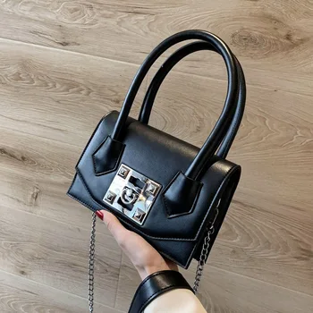 

Fashion Handbags For 2020 New Lady Bags PU Leather Women's Messenger Shoulder Bags High Quality Wild Chain Female Crossbody Bag
