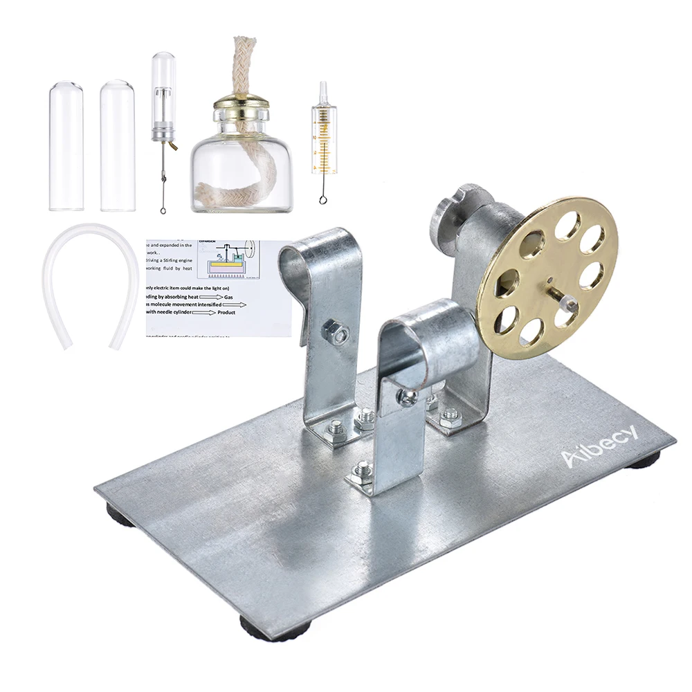 New Arrival Stainless Steel Low Temperature Mini Air Stirling Engine Motor New Arrival Stainless Steel Low Temperature Mini Air Stirling Engine Motor