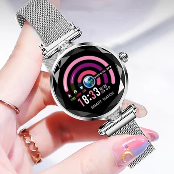 

Top Luxury Brand Smart Watch Women MMessage Reminder Sleep Monitor Heart Rate Track Blood Pressure Remote Photo Smart Bracelet