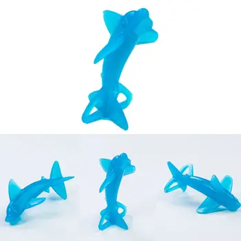 

Baby Teether Full Silicone Dolphin Molding Toothbrush Infants Molars Solid Teeth Children Kids Products