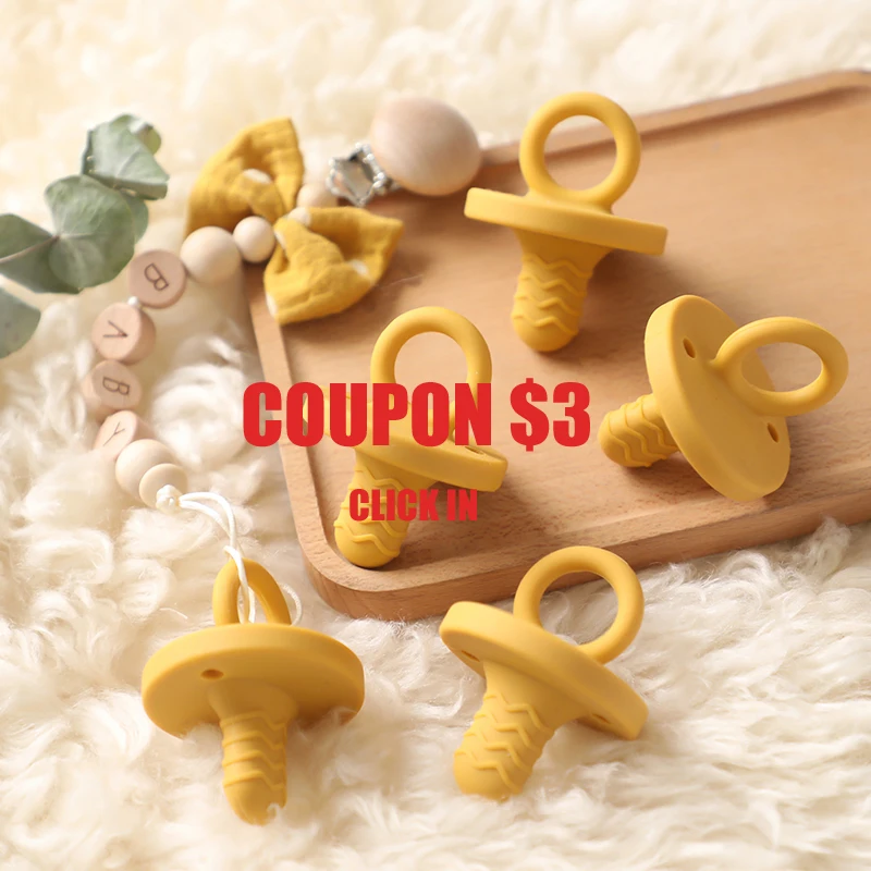 

1PC Baby Pacifier Clip Personalized Silicone Pacifier Nipple Holder Baby Feeding Safe Eco-friendly Cartoon Baby Dummy Clips