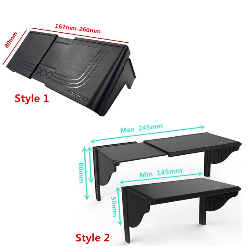 

2019 New Style Car GPS Navigation Display Sun Visor Sunshade Self-adhesive מגן שמש תצוגה לרכב ניווט GPS