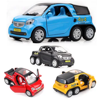 

1:32 Mercedes smart Pickup Car Model Alloy Car Die Cast Toy Car Model Pull Back Children's Toy Collectibles Free Shipping