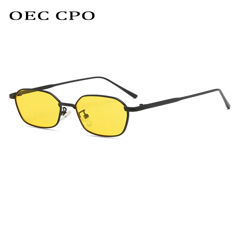 OEC CPO Small Square Sunglasse Women Men Brand Steampunk Metal Frame Sunglasses Men Retro Glasses UV400 Eyeglasses O949 Best Sellers In Accessories