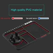 Многофункциональный автомобильный Противоскользящий коврик автомобильный держатель для телефона нескользящий Липкий Противоскользящий коврик для телефона силиконовый коврик для приборной панели автомобиля