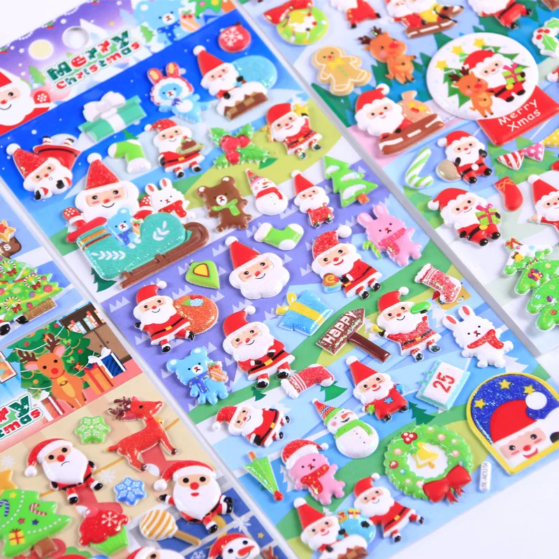 1 шт./партия Kawaii канцелярские наклейки s Merry Christmas декоративные мобильные стикеры s Скрапбукинг DIY ремесло стикер