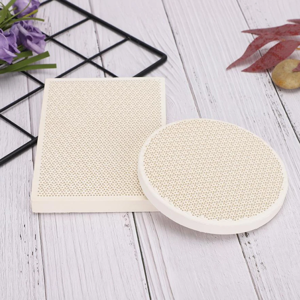 Honeycomb Ceramic Soldering Block Jewelry Drying Plate for Gas Stove Head