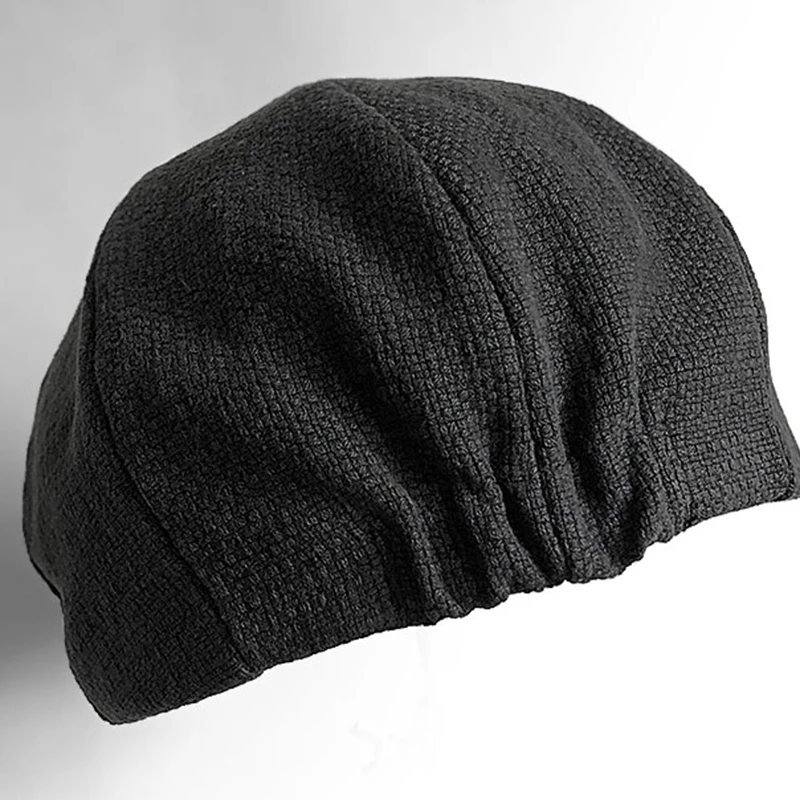 Unisex Pure cotton Gatsby Cap Men Vintage Beret Hat Black Mens Ladies Flat 8 Panel Baker Boy Newsboy Winter Retro BLM75