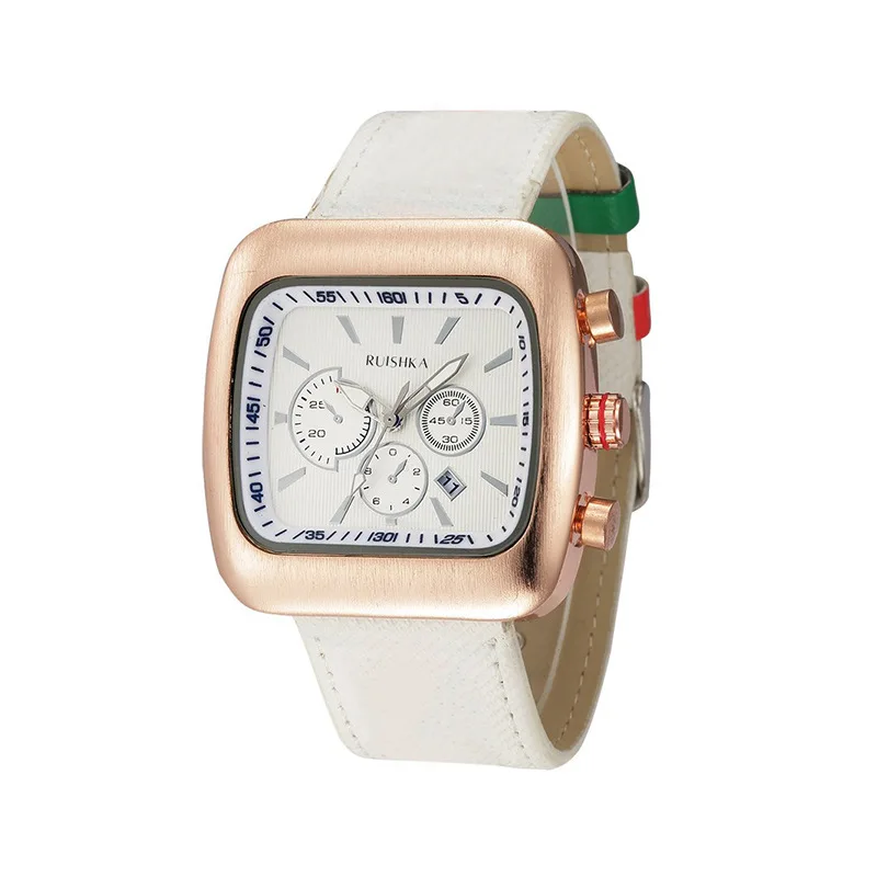 

Top Brand High Quality Fashion Womens Ladies Simple Watches Geneva Faux Leather Analog Quartz Wrist Watch clock saat Gift