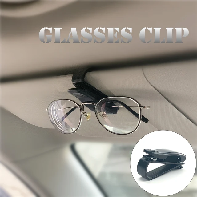 pinza sujeta gafas para el coche