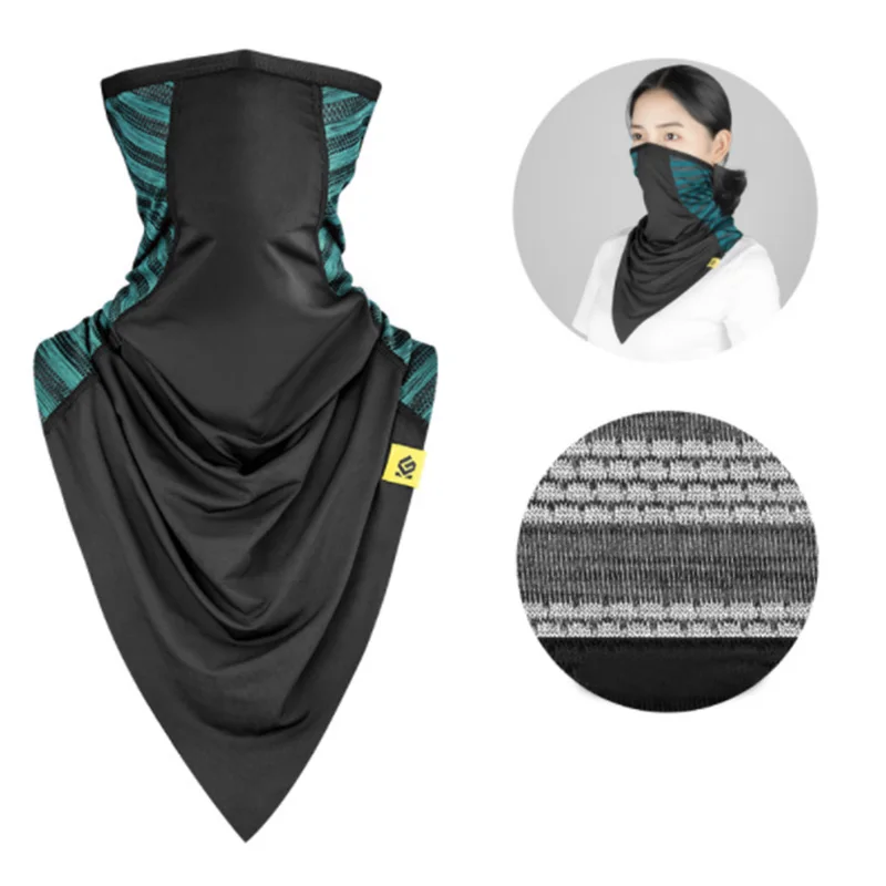 Unisex Skin Friendly Cooling Mask Face Cover Headscarf Breathable Sun Shade