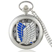 Модные серебряные кварцевые карманные часы с цепочкой в стиле ретро для мужчин и женщин Классическая Подвеска на ожерелье часы подарок