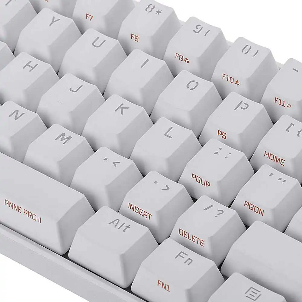Мини Портативный Anne Pro 2 60% NKRO Беспроводная bluetooth USB игровая клавиатура двойной