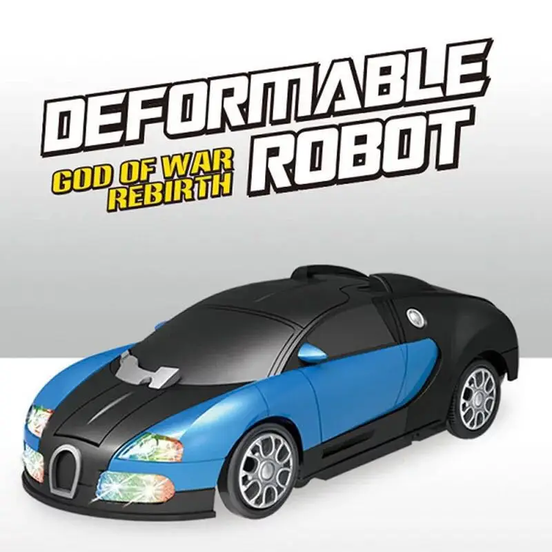 

Children Electric Transformer Hot Selling Light And Sound Universal Deformation Robot Toy Car