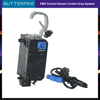 

Stage Power Drop Control System DMX Controlled Hook Stage Screen Concert Curtain Kabuki Drop