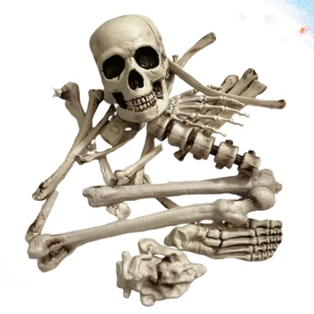 

19pcs Fake Bones Horror Simulation Skeleton Tools Fake Skeleton Decoration