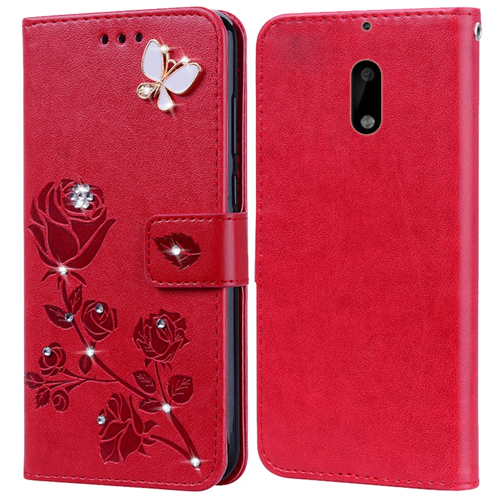 Shockproof Flip Case Nokia 6 Nokia 6 Wallet Case Diamond Flip Phone