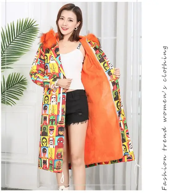 Parka Down Cotton Coat Female Jacket Winter Jacket Women Clothes Korean Parkas Warm Tops Manteau Femme Hiver ZT4638