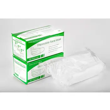 

DishyKooker Disposable Protective Mask White reathable Anti-dust Face Cover for Adult