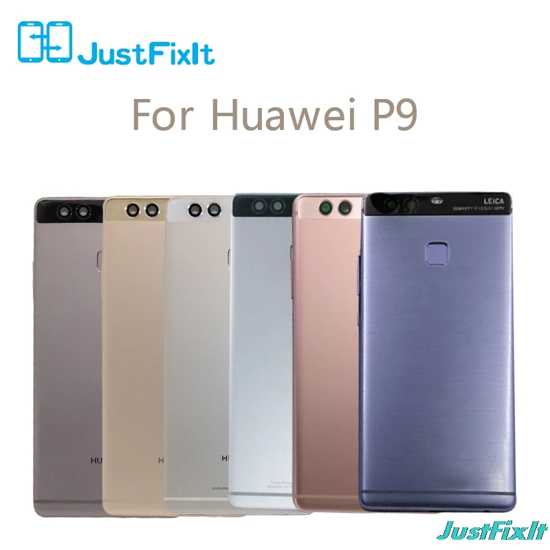 Отпечатков пальцев Сенсор гибкий кабель или huawei P9 EVA-L09 EVA-L19 EVA-AL00 Корпус Батарея крышка отсека задняя корпуса Рама