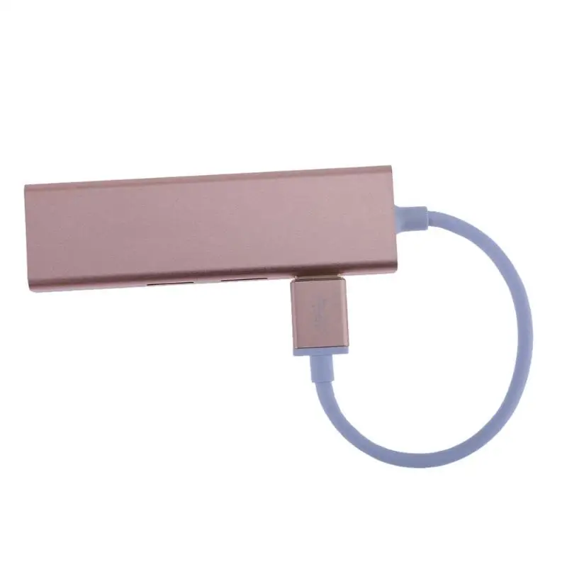 USB 3,0-3x USB 3,0 концентратор с RJ45 Gigabit Ethernet Алюминиевый адаптер
