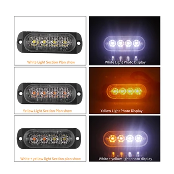 

Ultra-thin LED Emergency Light For Car Warning Flashing Firemen Police Emergency Light Ambulance Police Strobe LED Warning Light
