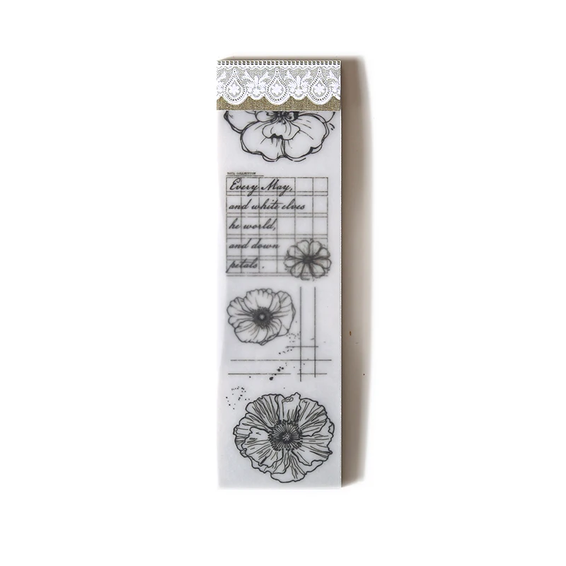 Dimi 30 Sheets Vintage Sulfuric Acid Paper Memo Pads for Scrapbooking Journal Decoration DIY Background Paperlaria Stationery