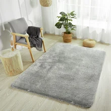 Современный длинный плюшевый коврик супер мягкий внутренний декоративный Противоскользящий пушистый уютный напольный коврик ковер для гостиной украшение дома