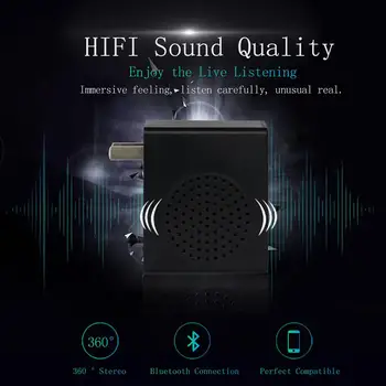 

2 in 1 Bluetooth Speaker and Charger Multifunctional Audio Power Adapter Fast Charging Adapter for IOS and Android