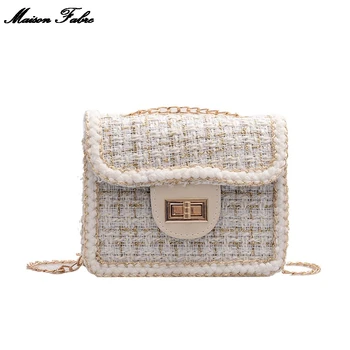 

Maison Fabre Fashion Women' S Trend Woolen Large Capacity Bag Shoulder Bag Messenger Bag Small Square Casual Bag Phone Bag