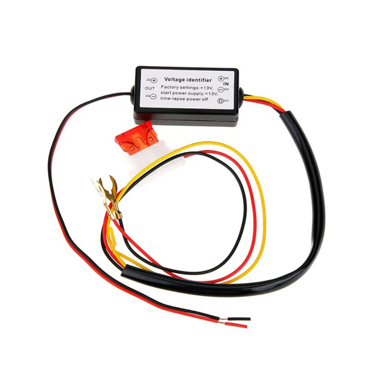 DRL Controller Auto Car LED Daytime Running Lights Controller Relay Harness Dimmer On/Off 12-18V Fog Light Controller