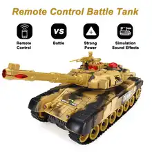 33/44 см RC Battle Tank военный тактический транспортного средства светодиодный звуковой сигнал эффект танки на дистанционном управлении модель с шасси Игрушки для мальчиков