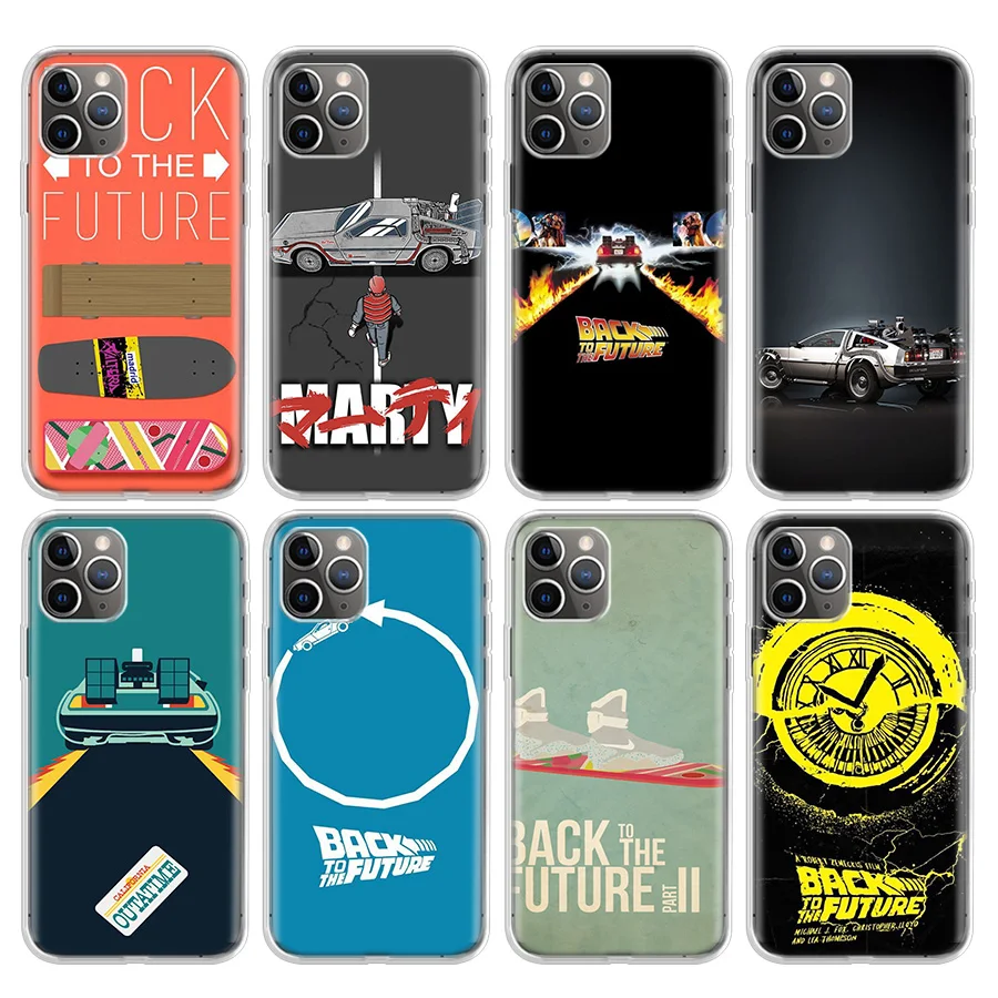 

Back To The Future Phone Case For Apple iphone 11 Pro 7 7G 8 8G 6S 6 6G X Xr Xs Max Plus + 5G 5S SE Hot Cover Coque Shell